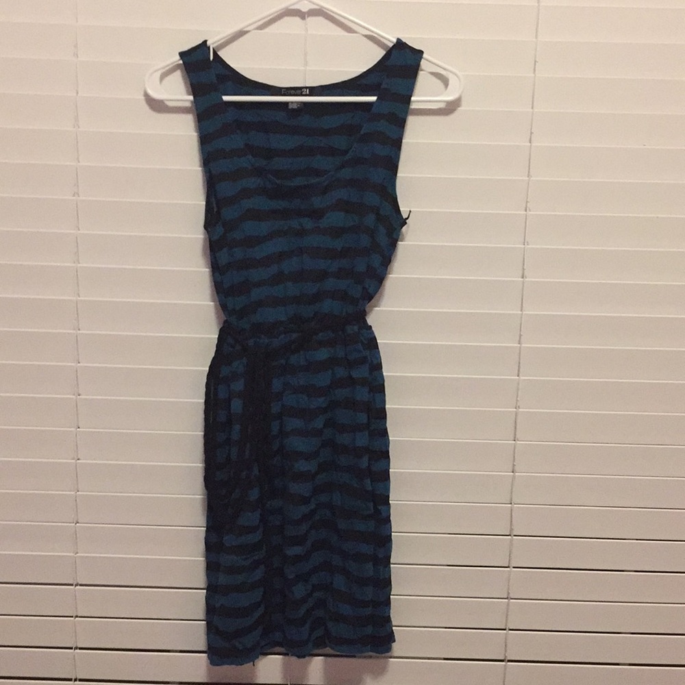 Forever 21 Textured Striped Dress